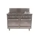 Garland US Range GF48-6G12LL 48" Gas Restaurant Range w/ (6) Open Burners, 12" Griddle, (2) Space Saver Ovens, 238.000 BTU 1 image