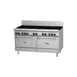 Garland US Range GF60-10RR 60" Gas Restaurant Range w/ (10) Open Burners, (2) Standard Ovens, 336.000 BTU 1 image