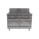 Garland US Range GFE48-8LL 48" Gas Restaurant Range w/ (8) Open Burners, Electric Spark Ignition, (2) Space Saver Ovens, 272.000 BTU 1 image
