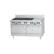 Garland US Range GFE60-6G24RR 60" Gas Restaurant Range w/ (6) Open Burners, 24" Griddle, Electric Spark Ignition, (2) Standard Ovens, 268.000 BTU 1 image