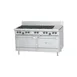Garland US Range GFE60-8G12RR 60" Gas Restaurant Range w/ (8) Open Burners, 12" Griddle, Electric Spark Ignition, (2) Standard Ovens, 302.000 BTU 1 image