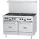 Garland US Range U48-8LL 48" Gas Restaurant Range w/ (8) Open Burners, (2) Space Saver Ovens, 320.000 BTU 1 image
