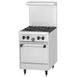 Garland US Range X24-4S 24" Gas Restaurant Range w/ (4) Open Burners, (1) Cabinet Base, 120.000 BTU 1 image
