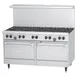 Garland US Range X60-10RR 60" Gas Restaurant Range w/ (10) Open Burners, (2) Standard Ovens, 366.000 BTU 1 image