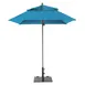 Grosfillex 98669431 Windmaster Umbrella, 6-1/2 ft., Square Top, Aluminum Pole, Sky Blue 1 image