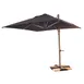 Grosfillex 98700231 Windmaster Cantilever Umbrella, 10 ft., Square Top, Charcoal Recacril Fabric 1 image