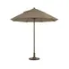 Grosfillex 98818131 Windmaster 9 ft. Round Patio Umbrella, 1-1/2" Aluminum Pole, Taupe Recacril Fabric 1 image