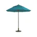 Grosfillex 98824131 Windmaster 9 ft. Round Patio Umbrella, Turquoise Recacril Fabric, Aluminum Pole 1 image