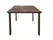 Grosfillex R1001599 Sunset Outdoor Table, 36x36, ADA, Laminate Top, Bronze Aluminum Base 1 image