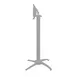 Grosfillex UT169009 Quattro Contact Terrace Table Base, Bar Height, Aluminum, Silver Gray, Tilting Mechanism 1 image