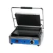 Globe GSG1410 19" Single Sandwich Panini Grill w/ 14" x 10" Smooth Plates, 120V 1 image