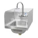 GSW USA HS-1217S 13" Wall Mounted Hand Sink with Faucet / 3 Splashes 1 image