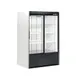 Habco SE40EHC - 47" 2‑Section Glass Door Merchandiser, 38‑53 cu ft, White Aluminum, R290, 3/8 HP 1 image