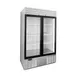 HABCO SE46HCSXG 47" 2-Section Stainless Steel Merchandiser Refrigerator w/ 2 Glass Doors 1 image