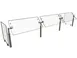 Hatco B950-96 Flav-R-Shield™ B950 Food Shield, Adjustable Self-Service 1 image
