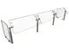Hatco B950SWIVEL-96 Flav-R-Shield™ B950Swivel Food Shield 1 image