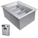 Hatco CWBX-1 One Pan Slanted Refrigerated Drop-In Cold Food Well without Condenser 1 image
