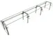Hatco ES92-132 Flav-R-Shield™ Es92 Food Shield, Double-Sided Self-Service 1 image