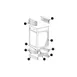 Hatco FSD-1CB One Curved Front Panel, Two Flat Side Panels 1 image