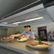 Hatco GR2AL-18D3 21.5" Glo-Ray Lighted Dual Strip Heater w/ 3" Spacing, 620W 3 image