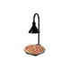 Hatco GRSSR20-DL77516 Glo-Ray® Round Heated Simulated Stone Shelf with Decorative Lamp 1 image