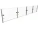 Hatco ORBIT100-132 Flav-R-Shield™ Orbit100 Food Shield, Full Service Pass-Over 1 image