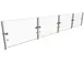 Hatco ORBIT100-144 Flav-R-Shield™ Orbit100 Food Shield, Full Service Pass-Over 1 image