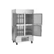 Beverage Air HBR44HC-1-HS 47" 2-Section Reach-In Refrigerator w/ 4 Solid Half Doors, Bottom Mount, 1/3 hp, 40 cu. ft. 3 image