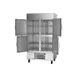 Beverage Air HBR44HC-1-HS 47" 2-Section Reach-In Refrigerator w/ 4 Solid Half Doors, Bottom Mount, 1/3 hp, 40 cu. ft. 4 image