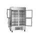 Beverage Air HBR49HC-1-HG 52" 2-Section Reach-In Refrigerator w/ 4 Glass Half Doors, Bottom Mount, 1/3 hp, 46 cu. ft. 3 image