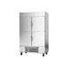 Beverage Air HBR49HC-1-HS 52" 2-Section Reach-In Refrigerator w/ 4 Solid Half Doors, Bottom Mount, 1/3 hp, 46 cu. ft. 2 image