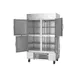 Beverage Air HBR49HC-1-HS 52" 2-Section Reach-In Refrigerator w/ 4 Solid Half Doors, Bottom Mount, 1/3 hp, 46 cu. ft. 4 image