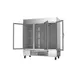 Beverage Air HBR72HC-1-G 75" 3-Section Reach-In Refrigerator w/ 3 Glass Full Doors, Bottom Mount, 1/2 hp, 69 cu. ft. 4 image