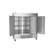 Beverage Air HBR72HC-1 75" 3-Section Reach-In Refrigerator w/ 3 Solid Full Doors, Bottom Mount, 1/2 hp, 69 cu. ft. 3 image