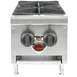 Wells HDHP-1230G 12" Countertop Gas Hotplate with (2) Burners, Manual Controls, 53.000 BTU 4 image