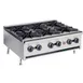 Wells HDHP-3630G 35" Countertop Gas Hotplate with (6) Burners, Manual Controls, 159.000 BTU 1 image