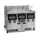 Henny Penny OFE323.05 Multiple Battery Electric Fryer w/ 3 Wells, Floor Model, Filter Drain Pan 1 image