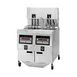 Henny Penny OGA322.05 Multiple Battery LP Gas Fryer w/ (2) 65 lbs Frypots, Built-In Filter, Auto Lift, COMPUTRON 8000 1 image