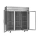Beverage Air HF3HC-1G 78" 3-Glass Door Reach-In Freezer, Top Mount, 69.1 cu. ft., Stainless Steel Front 3 image