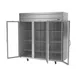 Beverage Air HF3HC-1G 78" 3-Glass Door Reach-In Freezer, Top Mount, 69.1 cu. ft., Stainless Steel Front 4 image