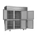 Beverage Air HFP3HC-1HS 78" 3-Section Reach-In Freezer, 6 Half Solid Doors, Top Mount, 69.1 cu. ft., Stainless Steel 3 image