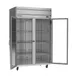 Beverage Air HFPS2HC-1G 52" 2-Section Glass Door Reach-In Freezer, Top Mounted, 46.29 cu. ft., Stainless Steel 3 image