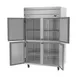 Beverage Air HFPS2HC-1HS 52" 4-Half Solid Door Reach-In Freezer, Top Mounted, 45.2 cu. ft., Stainless Steel 4 image