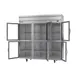 Beverage Air HFPS3HC-1HG 78" 3-Section Reach-In Freezer, 6 Half Glass Doors, Top Mounted, 69.1 cu. ft., Stainless Steel 4 image
