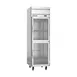 Beverage Air HFS1HC-1HG 26" 1-Section Reach-In Freezer, 2 Half Glass Doors, Top Mounted, 21 cu. ft. 1 image