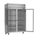 Beverage Air HFS2HC-1G 52" 2-Glass Door Reach-In Freezer, Top Mounted, 46.29 cu. ft., Stainless Steel 3 image