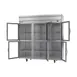 Beverage Air HFS3HC-1HG 78" 3-Section Reach-In Freezer, 6 Half Glass Doors, Top Mount, 69.1 cu. ft. 4 image