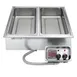 APW Wyott HFW-2DS 15" Electric Drop-In Hot Food Well Unit, Two 12" x 20" Wells, Insulated 1 image
