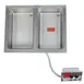 APW Wyott HFW-2DS 15" Electric Drop-In Hot Food Well Unit, Two 12" x 20" Wells, Insulated 5 image