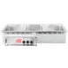 APW Wyott HFW-3DS 15"  Insulated Three Pan Drop In Hot Food Well with Drain 2 image